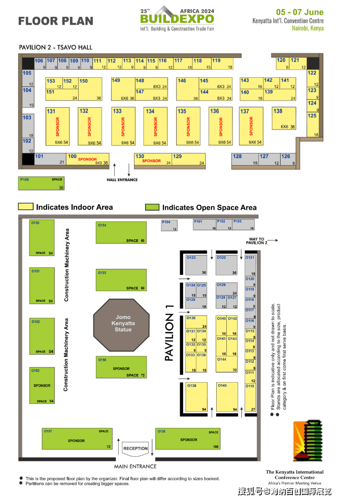 2024肯尼亚建材展 BUILD EXPO 展位图火开云体育 Kaiyun.com 官网入口热出炉报名正式启动(图4)