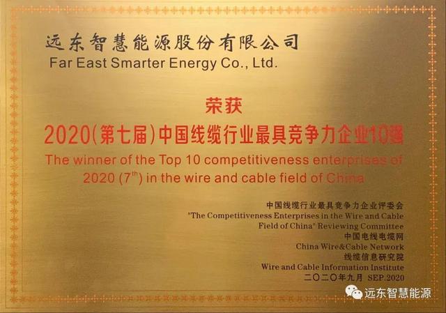 中国开云 开云体育平台电线电缆行业大会盛大召开 远东智慧能源上榜中国线强(图4)